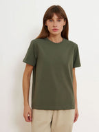 Minimalist Casual Solid Crew Neck T-shirt image 25