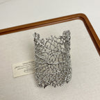 Textured Coral Hollow Open Bracelet image 5