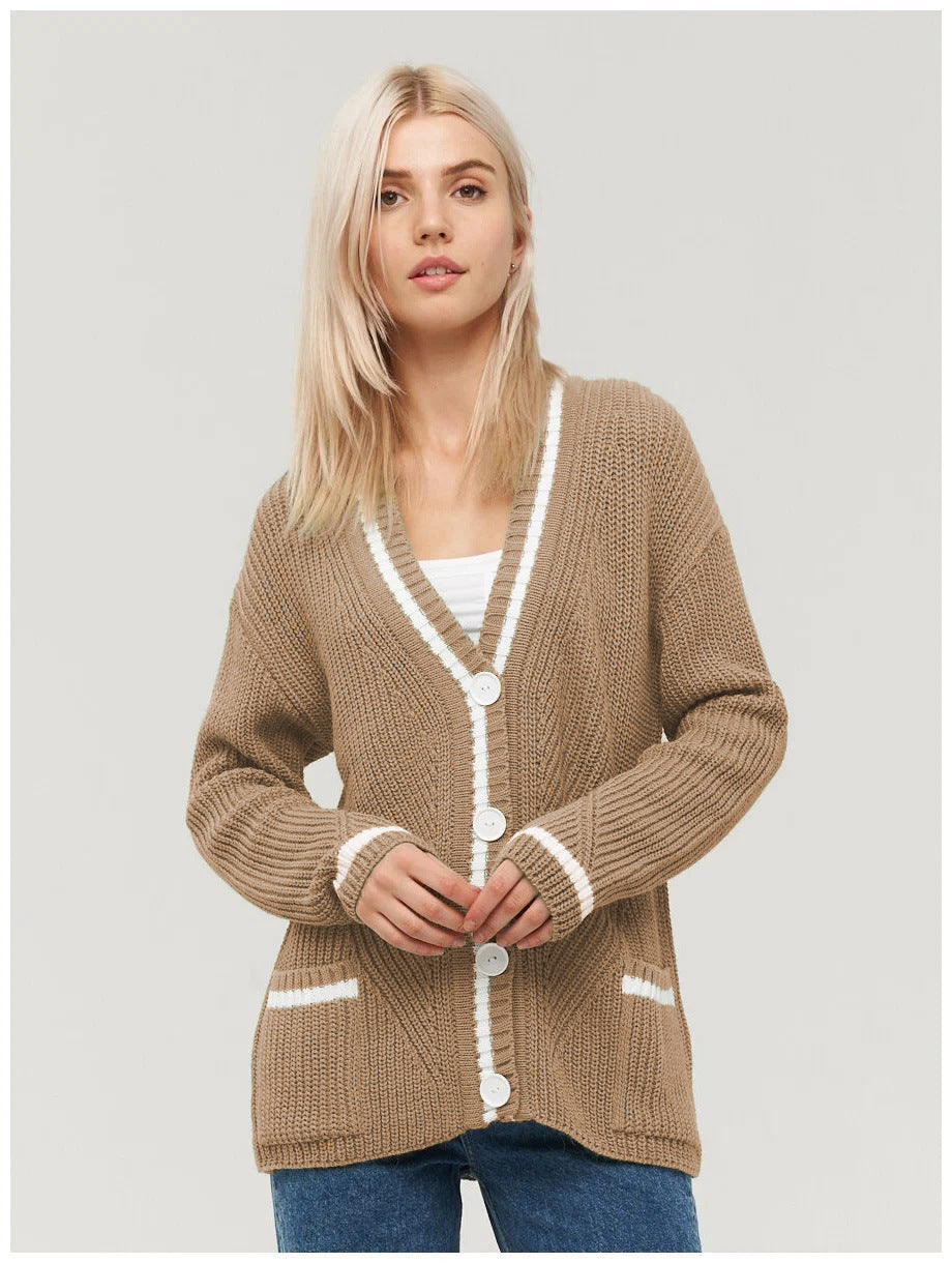 Colorblock Knit Cardigan image 11