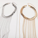 Sexy Multi Layer Metal Tassel Halter Body Chain image 7