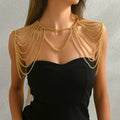 Sexy Tassel Halter Metal Shoulder Body Chain image 2