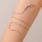 Twisted Wrap Snake Open Bracelet image 3