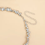Stylish Tassel Irregular Beaded Splice NeckLace image 5