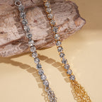 Rhinestone Geometric Body Chain NeckLace image 6