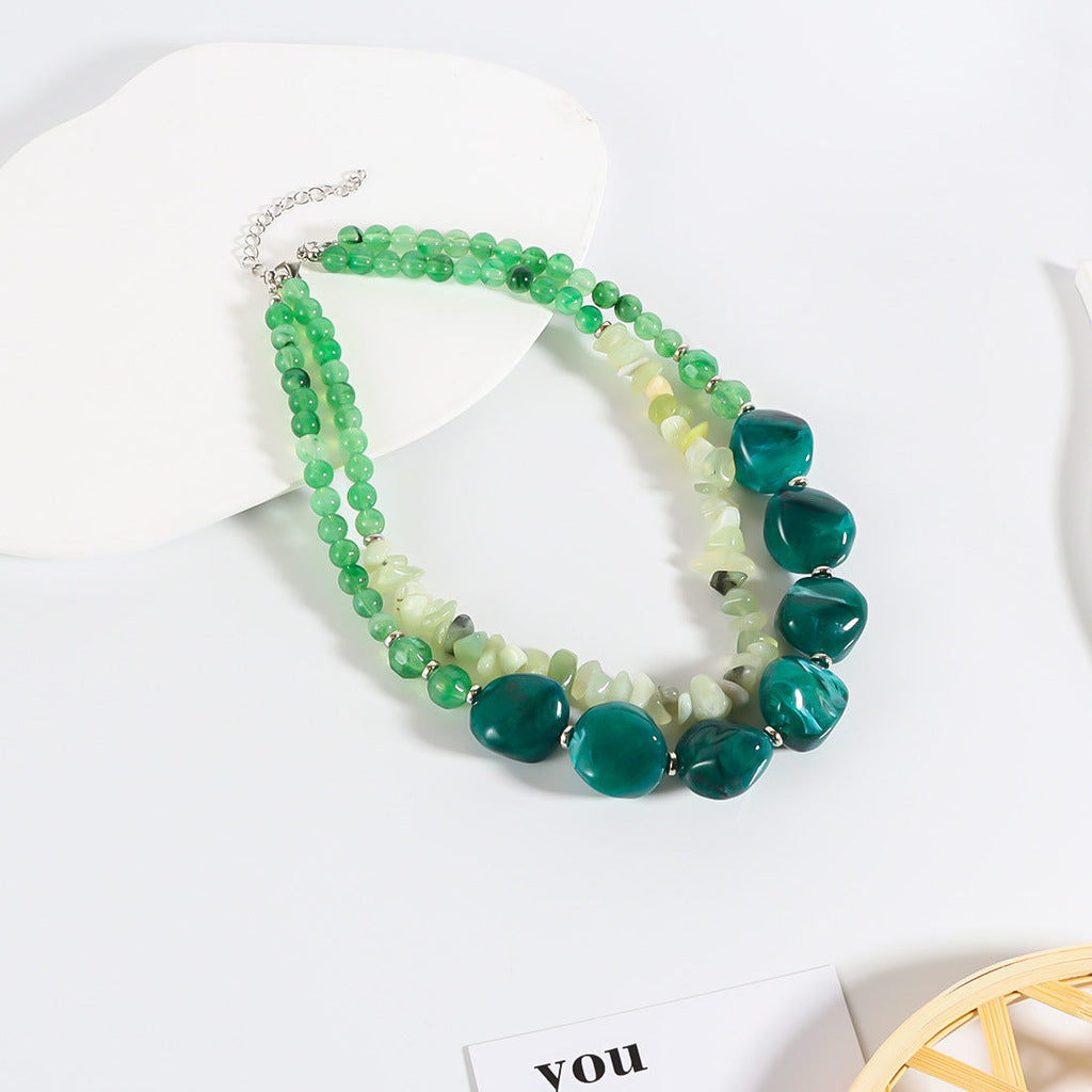 Boho Layered Beaded Stackable NeckLace image 5
