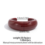 Smooth Wide Gold Foil Tie Dye Bracelet image 8