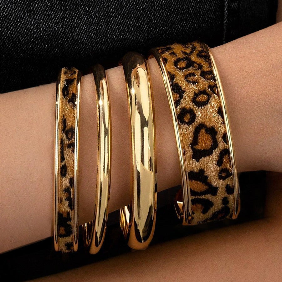 Sweet Cool Leopard Print Smooth Bracelet image 1