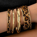 Sweet Cool Leopard Print Smooth Bracelet image 1