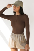 Bodysuit Style Knit Top image 3