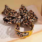 Stainless Steel Hollow Fabric Open Bracelet image 8
