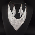 Leopard Print Sequin Triangle Scarf NeckLace image 5