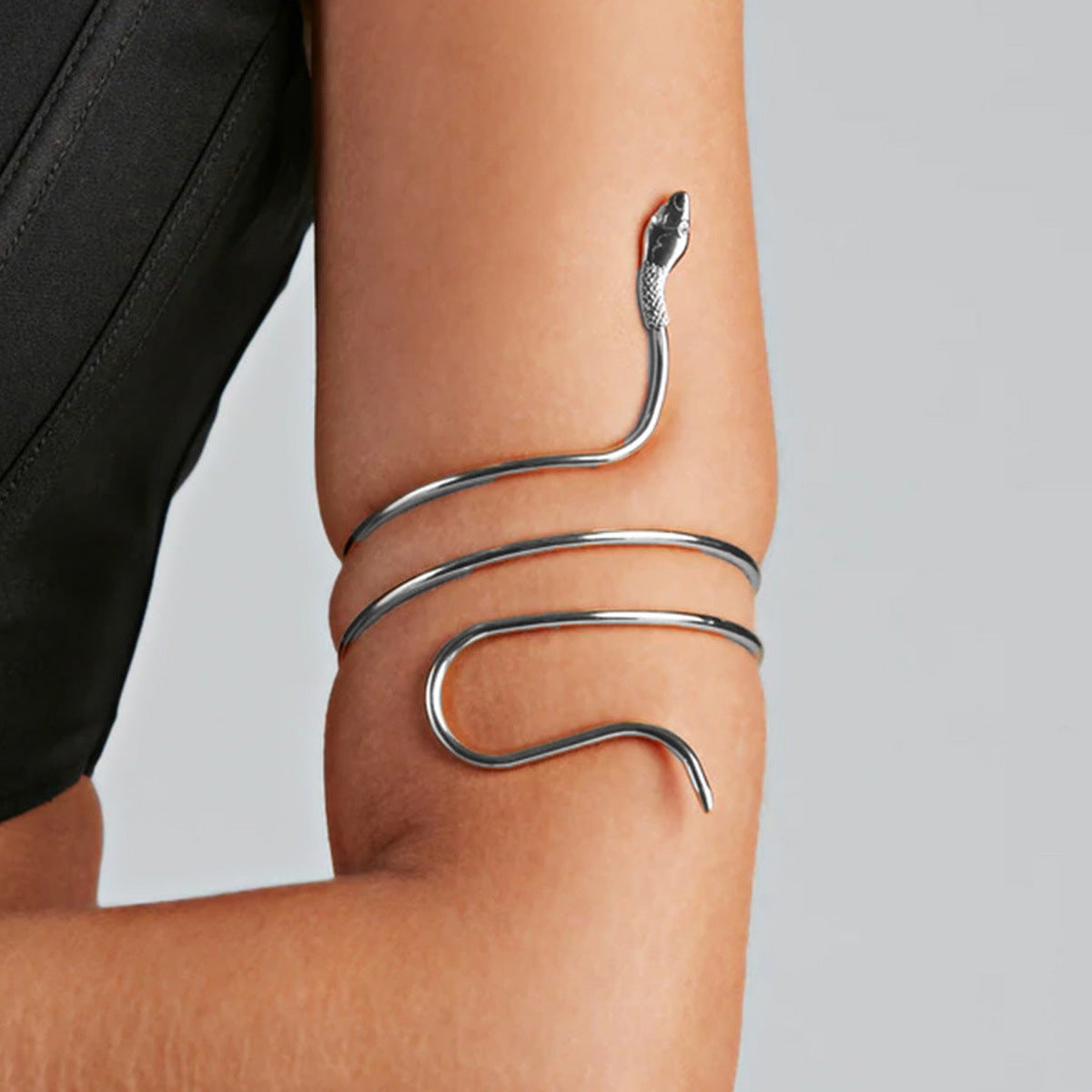 Twisted Wrap Snake Open Bracelet image 5