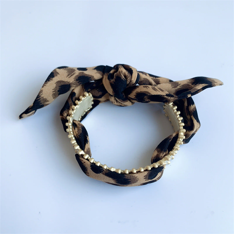 Vintage Color Scarf Matte Gold Open Bracelet image 3