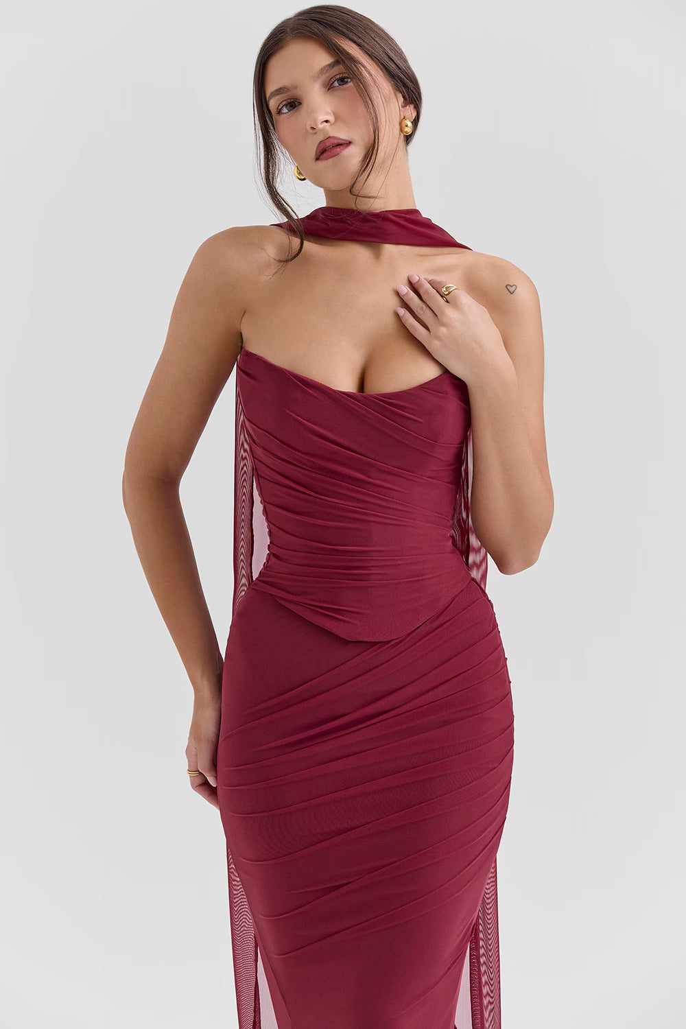 Corset Style Bodycon Formal Dress image 9