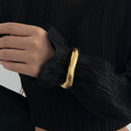 Punk Style Irregular Wide Set Bracelet image 5