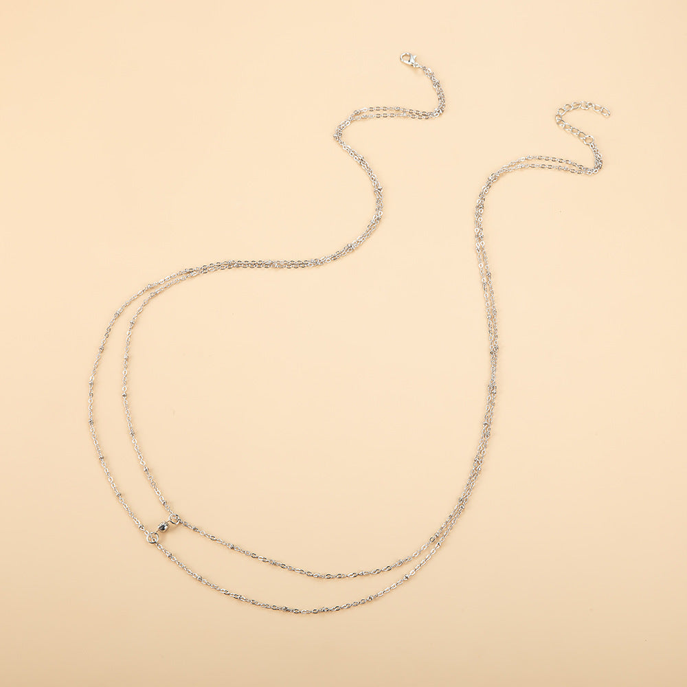 Thin Chain Rhinestone Metal Waist Body Chain image 6