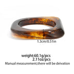 Wide Marble Texture Translucent Bracelet image 10