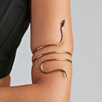 Twisted Wrap Snake Open Bracelet image 1
