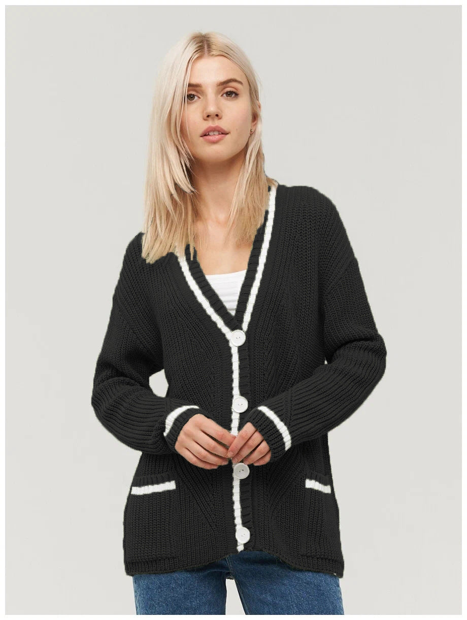 Colorblock Knit Cardigan image 15