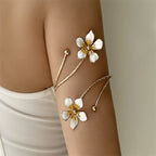 Oil Dripping Flower Open Bracelet image 8