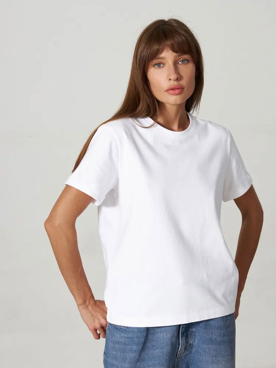 Minimalist Casual Solid Crew Neck T-shirt image 2
