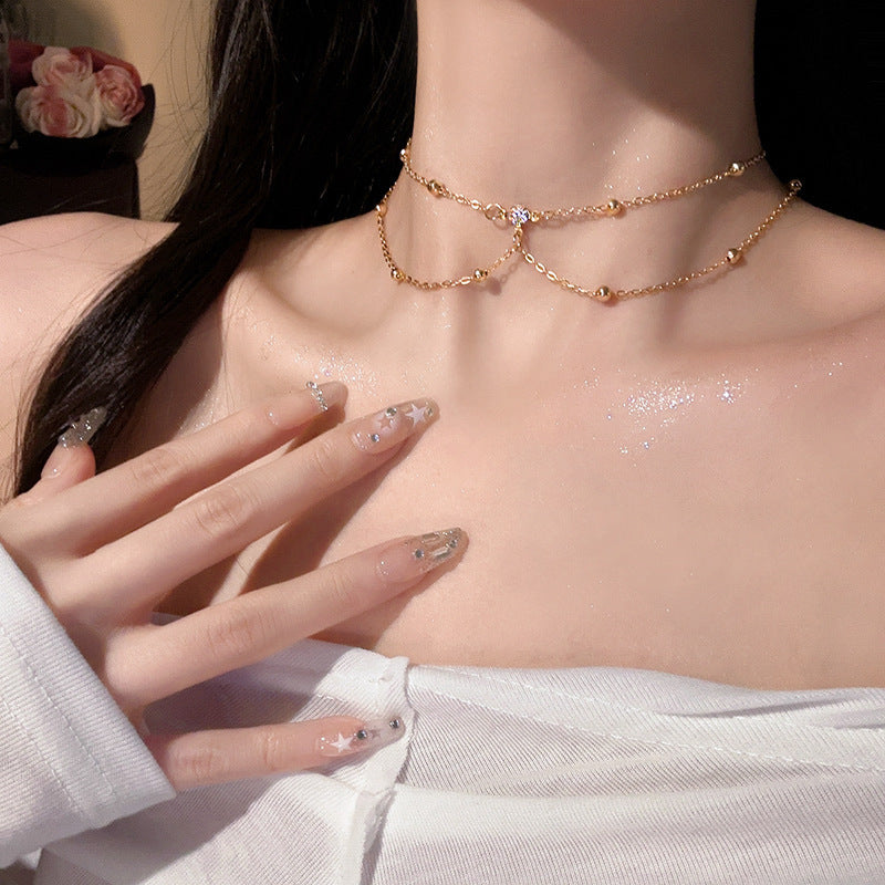 Sexy Thin Chain Sparkling Rhinestone Body Chain image 4