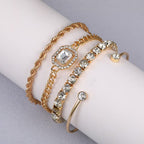 Rhinestone Heart Alloy Luxury Bracelet image 5