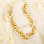 Metal Pearl Stackable NeckLace image 3