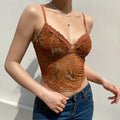 Vintage Lace Maple Print Cami Top image 1