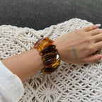 Wide Marble Texture Translucent Bracelet image 5