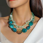 Boho Layered Beaded Stackable NeckLace image 1