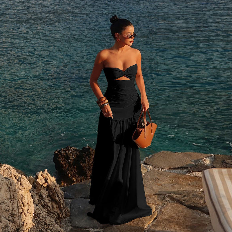 Cutout Strapless Beach Party Dress image 14