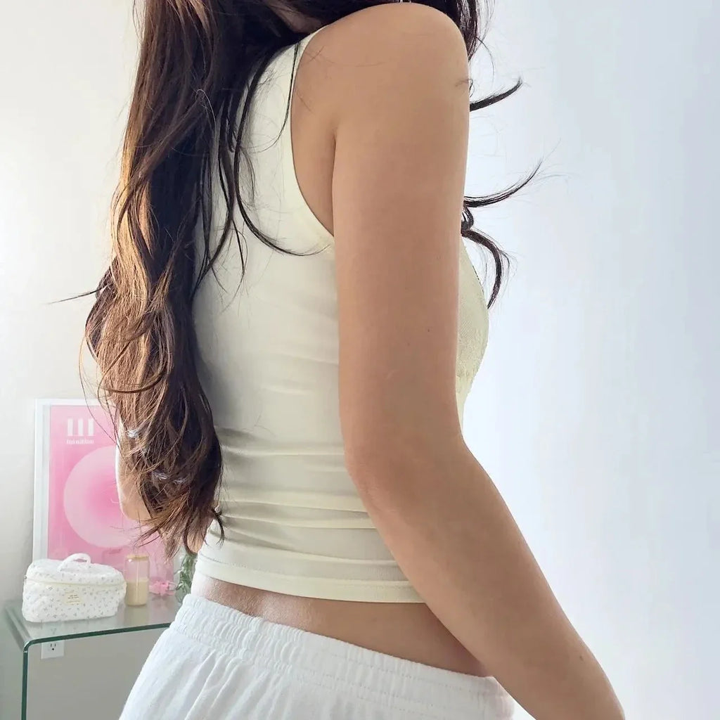 Lace V-Neck Bow Crop Top image 3