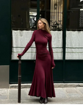 Retro Elegant Full Sleeve A-Line Chic Party Dress image 6