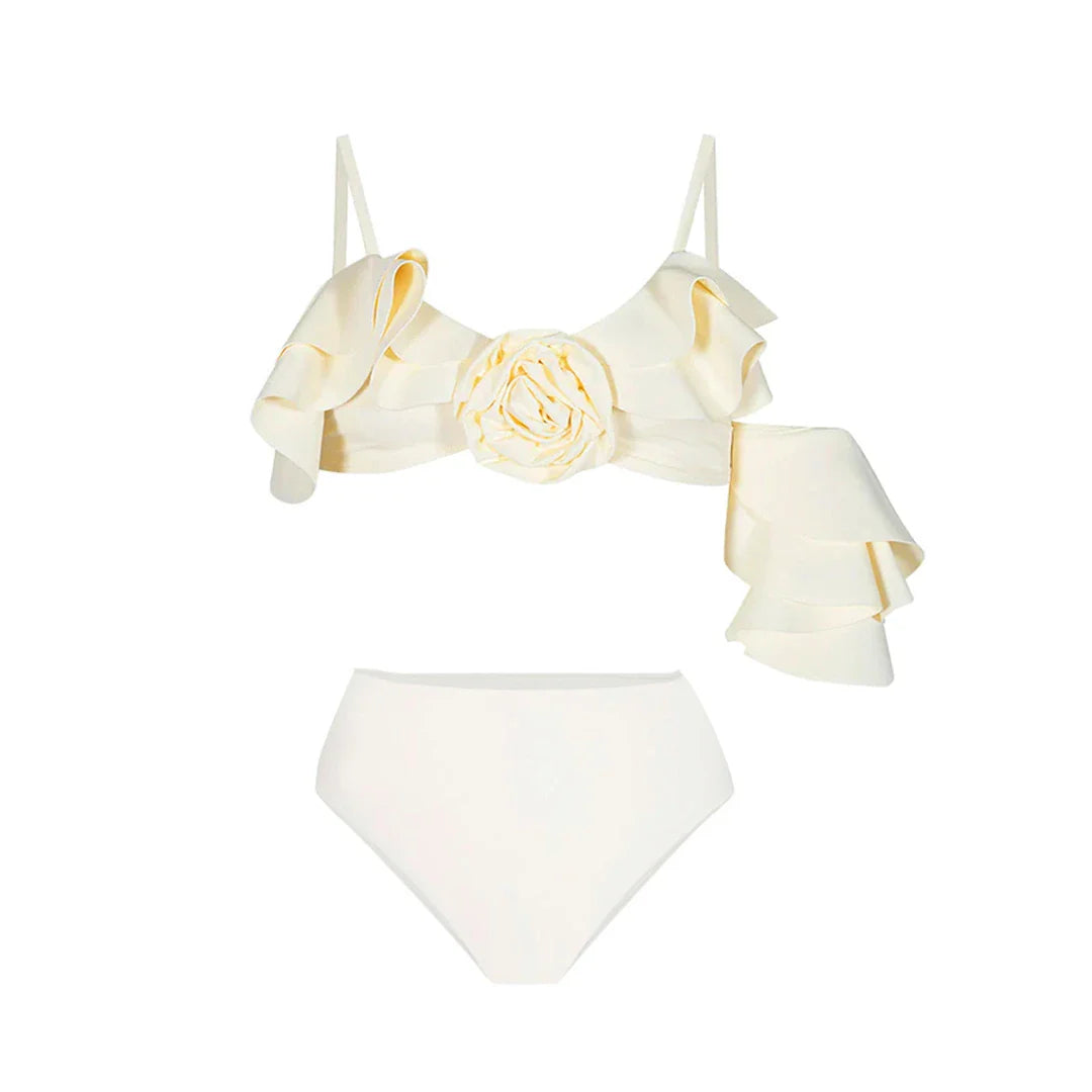 3D Floral Halter Bikini Set image 17