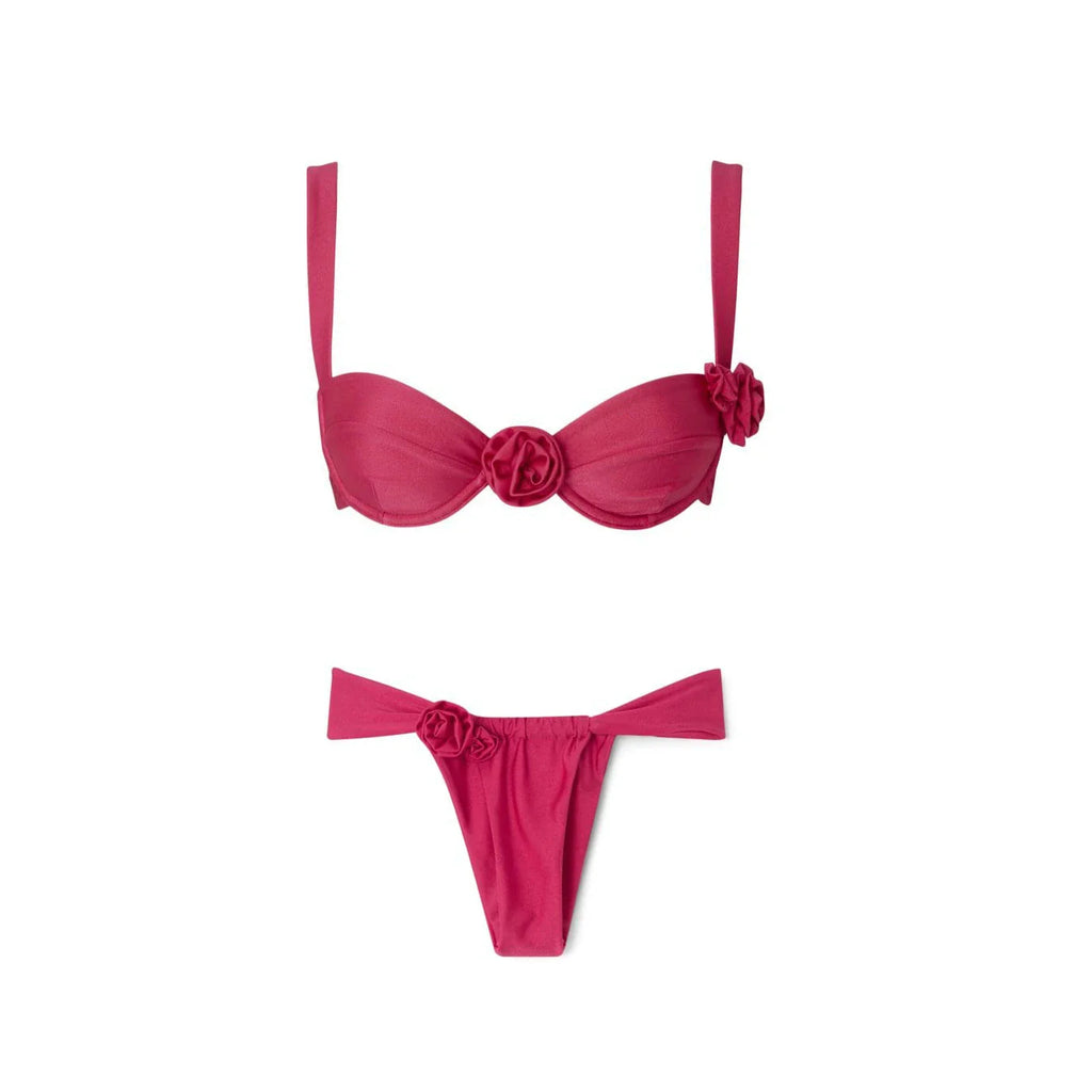 3D Floral Halter Bikini Set image 15