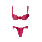 3D Floral Halter Bikini Set image 15