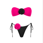 3D Floral Halter Bikini Set image 31