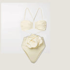 3D Floral Halter Bikini Set image 21