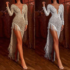 Sexy Asymmetrical Dress Womens Gown Cocktail Bodycon Party Night Party Dress image 6