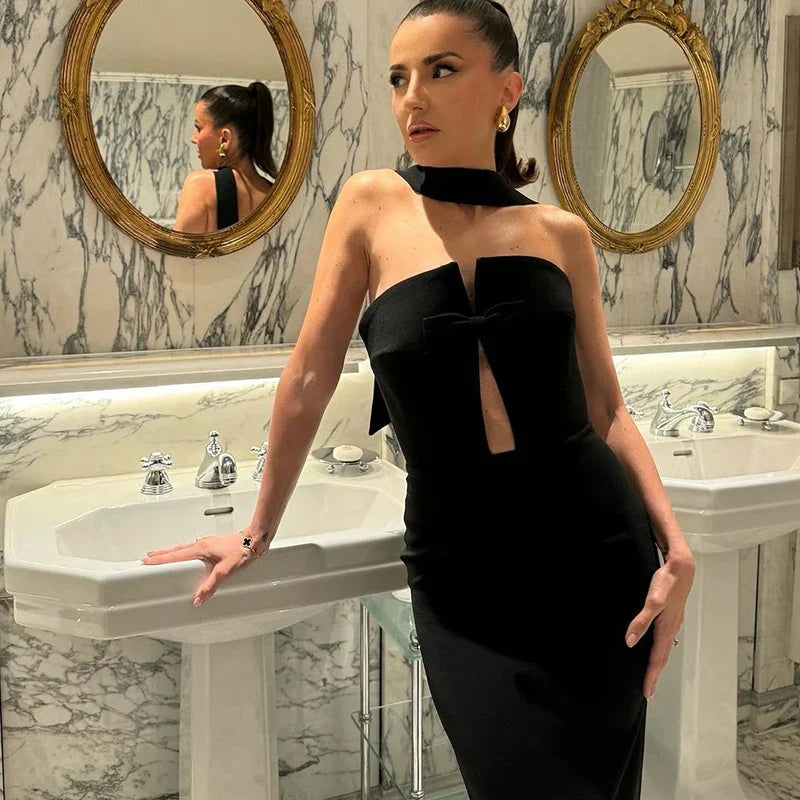 Sexy Elegant Red Maxi Dress Casual Streetwear Party Dress image 4