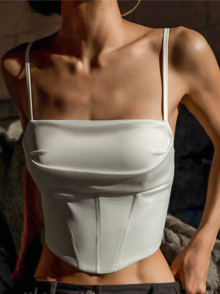 Bandage Lace-Up Skinny Crop Top image 7
