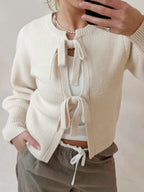 Tie Front Knit Autumn Cardigan image 2
