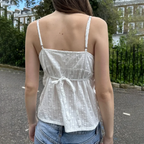 Fairycore Flower Hollow Crop Top image 3