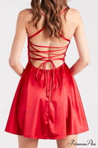 A Moment In Satin Skater Dress image 9