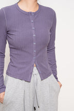 Lightweight Ribbed Cardigan image 8