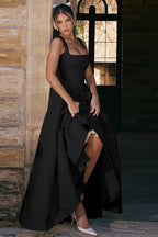 Elegant Solid A Line Long Prom Dress image 10