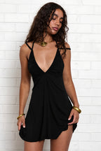 Cami Cutout Back Tie Ruched Mini Dress image 8