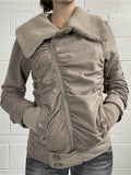 Pleated Lapel Knit Jacket Coat image 1