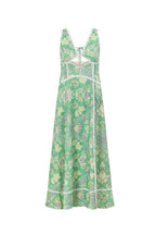 Fresh Floral Lace Spliced Long Boho Dress image 6